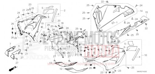 MITTLERER WINDLAUF CBR1000STR de 2024